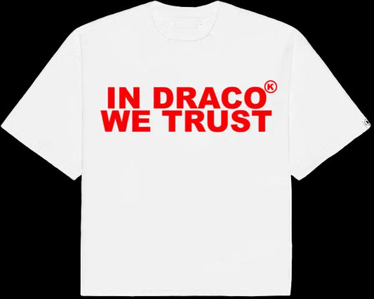 IN DRACO WE TRUST OVERSIZED TEE (RED)