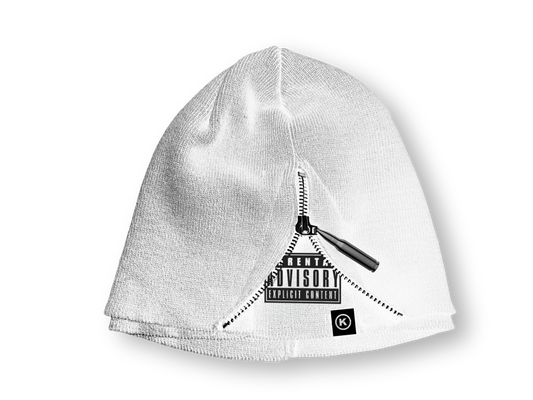 (NEW 2026) X-RATED EXPLICIT BEANIE (WHITE)