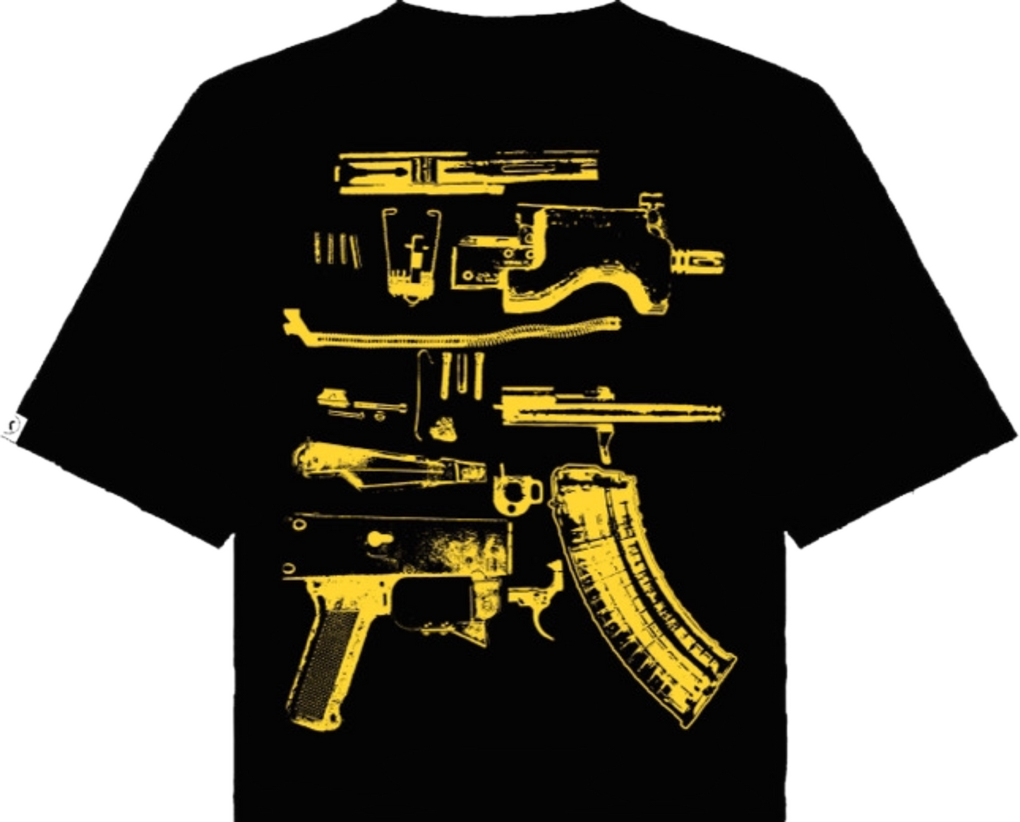 IN DRACO WE TRUST OVERSIZED TEE (YELLOW)