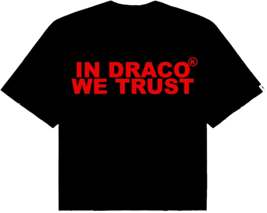 IN DRACO WE TRUST OVERSIZED TEE (BRED)
