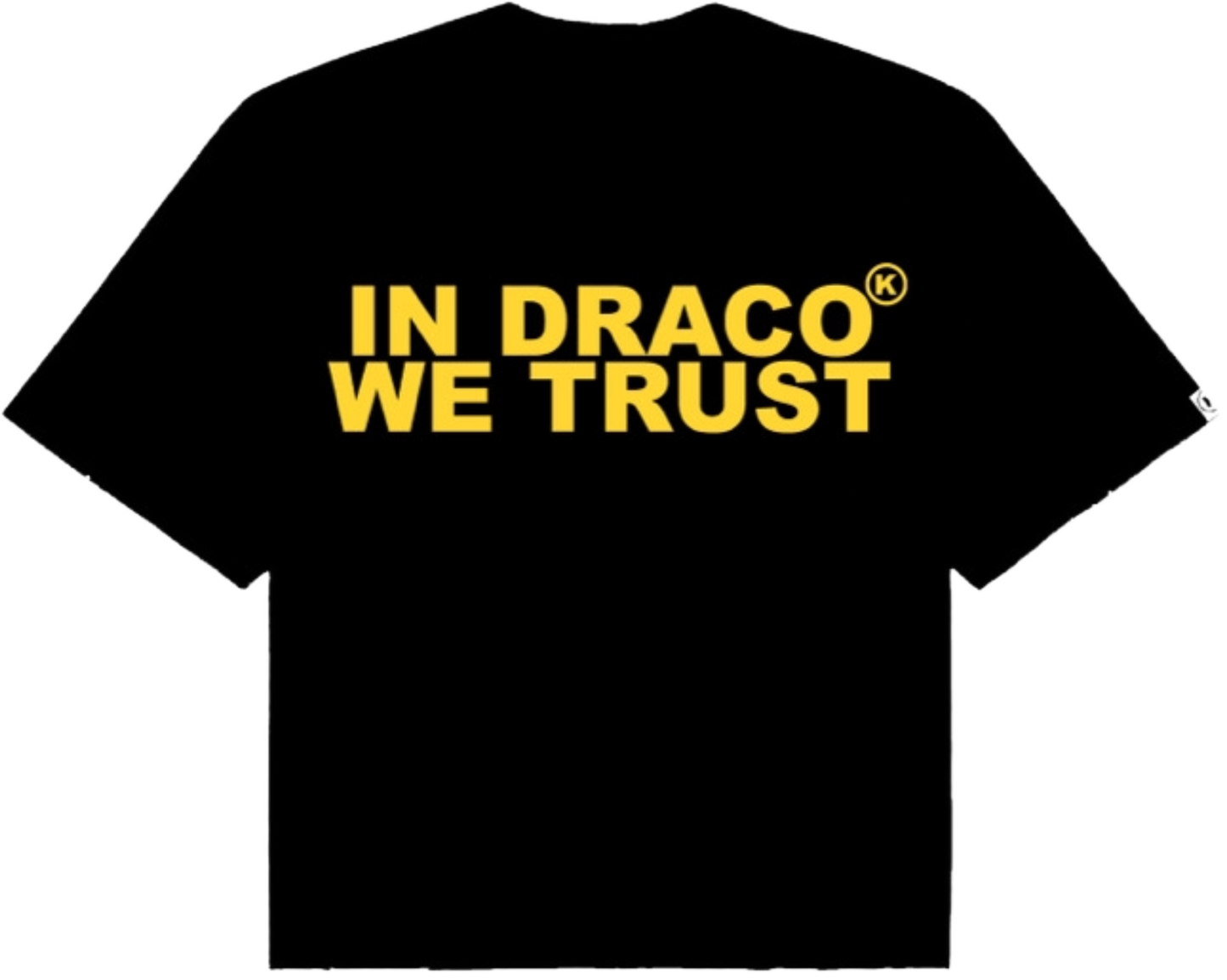 IN DRACO WE TRUST OVERSIZED TEE (YELLOW)