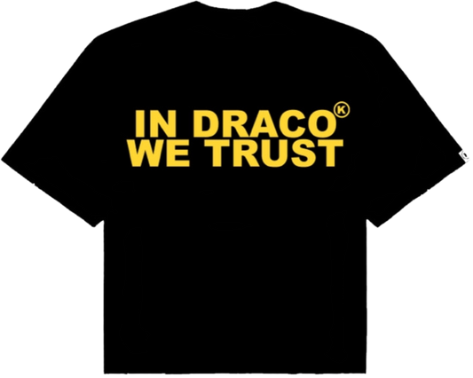IN DRACO WE TRUST OVERSIZED TEE (YELLOW)