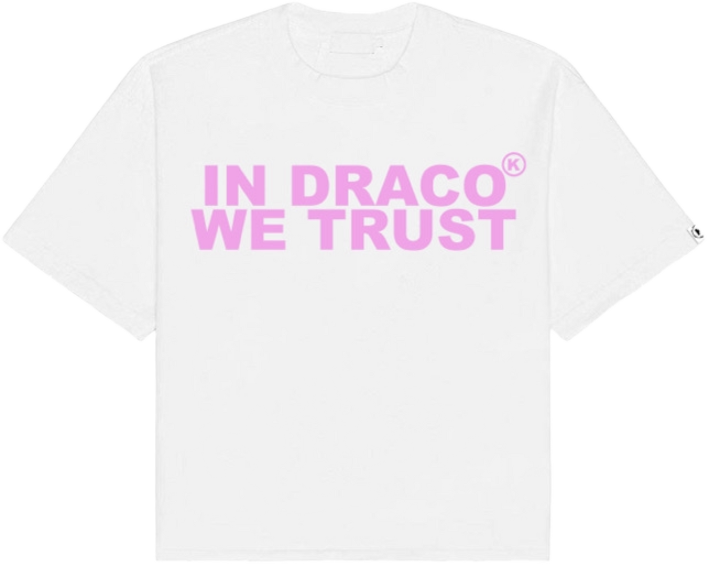 IN DRACO WE TRUST OVERSIZED TEE (PINK)