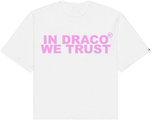 IN DRACO WE TRUST OVERSIZED TEE (PINK)